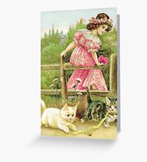 Playful Friends Greeting Card