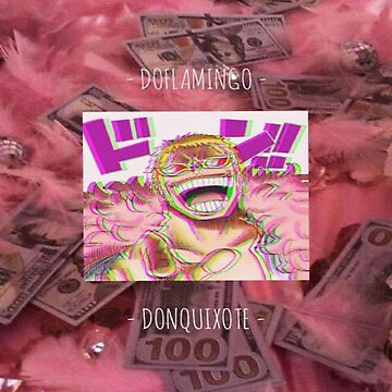 DONQUIXOTE DOFLAMINGO ONE PIECE Sticker for Sale by allwhatiwant4