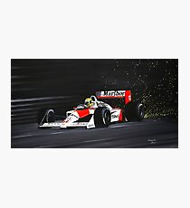 Ayrton Senna. Mclaren MP4/4 1988 Photographic Print