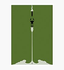 Minimalist Movies - Iron Giant Photographic Print