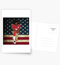 Colin Kaepernick American Flag Postcards