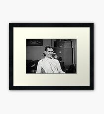 Jack Nicholson at the dentist publicity still from Little Shop of Horrors Framed Print