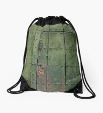 Green Door Drawstring Bag