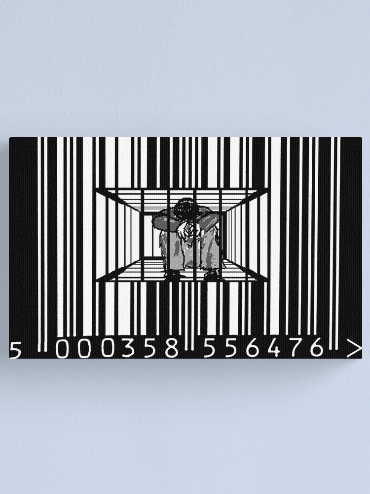 Alternate view of Encoded Canvas Print