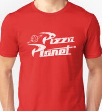 Pizza Planet (white) Unisex T-Shirt