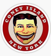 Coney Island New York Vintage Travel Decal Sticker