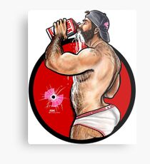Bullethole Thirsty: Milk does a booty good - Undies Metal Print