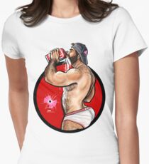 Bullethole Thirsty: Milk does a booty good - Undies Women's Fitted T-Shirt