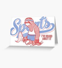 Sports? Greeting Card