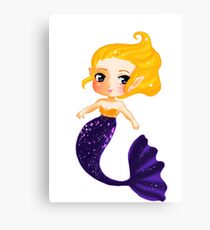 Chibi Mermaid Canvas Print