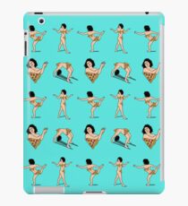 Art model Pizza Censorship Light blue Pattern iPad Case/Skin