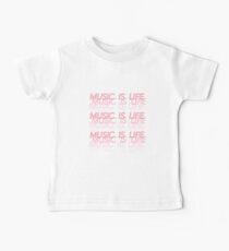 Musik ist Leben-Einkaufstüte Baby T-Shirt