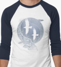 Camiseta ¾ bicolor para hombre CUERVOS DE ODIN