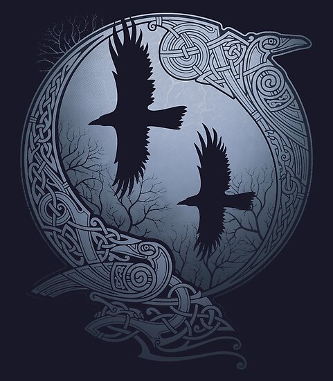 ODIN'S RAVENS Posters by RAIDHO | Redbubble