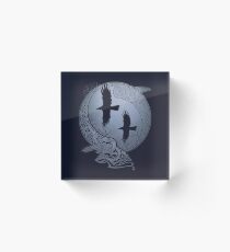 ODIN'S RAVENS Acrylic Block