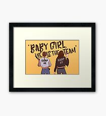 we IS the team Framed Print