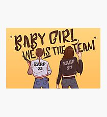 we IS the team Photographic Print