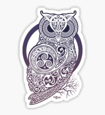 CELTIC OWL Sticker