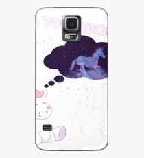 Unicorn Live your dreams Einhorn Dream Queen Hülle & Skin für Samsung Galaxy