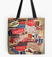 Via Air Mail Tote Bag
