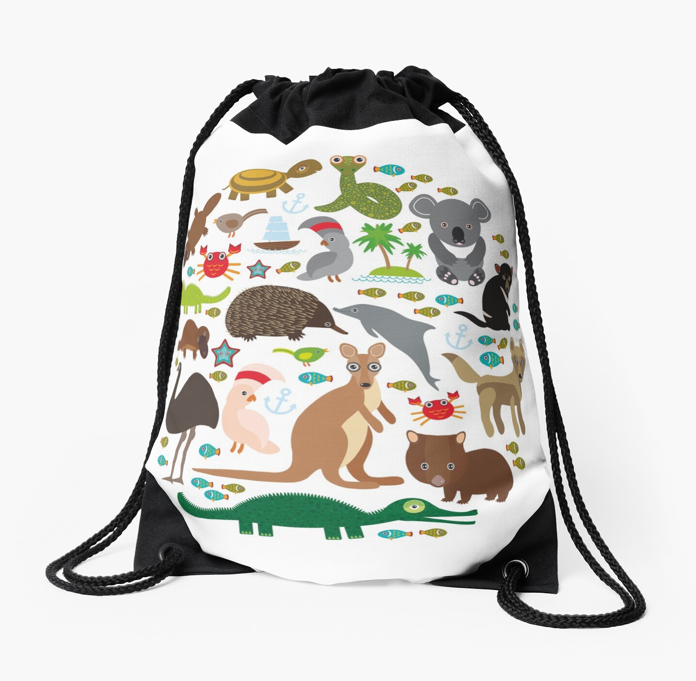 "Australia " Drawstring Bags by EkaterinaP Redbubble