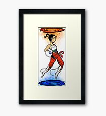 Portal: Freefall Framed Print