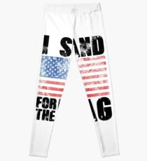 I Stand for the Flag America US Leggings