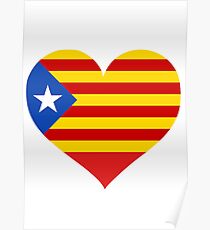 Catalonia Love Independence Poster