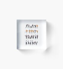 Yes I Am (dance highlight) Acrylic Block