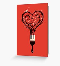 Paint your love song Greeting Card
