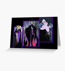 Tarjeta de felicitación Villains