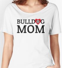 English Bulldog Mom Women's Relaxed Fit T-Shirt