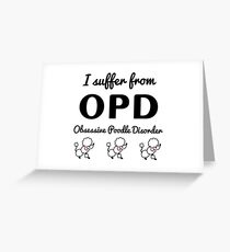OPD Poodle Greeting Card