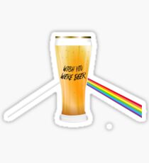 wish you were beer Sticker