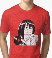 B&W Froppy (Tsuyu Asui) Tri-blend T-Shirt