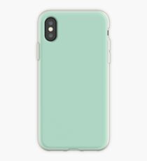 beachy summer mint green seafoam iPhone Case