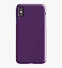 romantic elegant sophiticated Solid Royal Purple iPhone Case