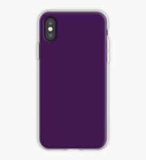 romantic elegant sophiticated Solid Royal Purple iPhone Case