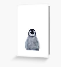 Kleiner Pinguin Grußkarte