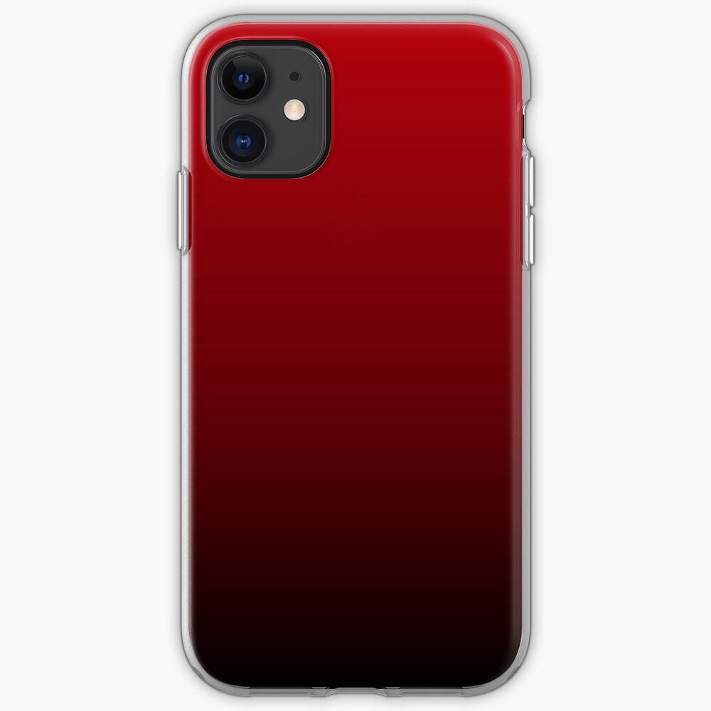 Vintage Vampire Red Black Burgundy Ombre Iphone Case Cover By