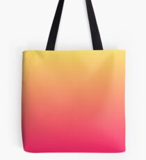modern chic girly hot pink orange fuschia ombre Tote Bag