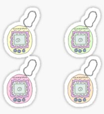 tamagotchi pastel sticker pack Sticker