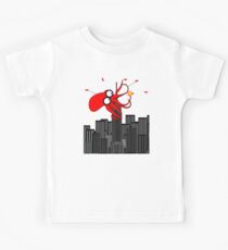 King Kraken Battles over New York City Kids Tee