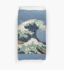 The Great Wave by Katsushika Hokusai Duvet Cover