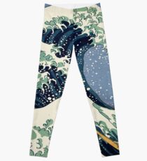 Leggings La gran ola de Katsushika Hokusai