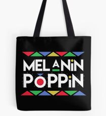 Melanin Poppin '! Schwarz ist schön Tasche