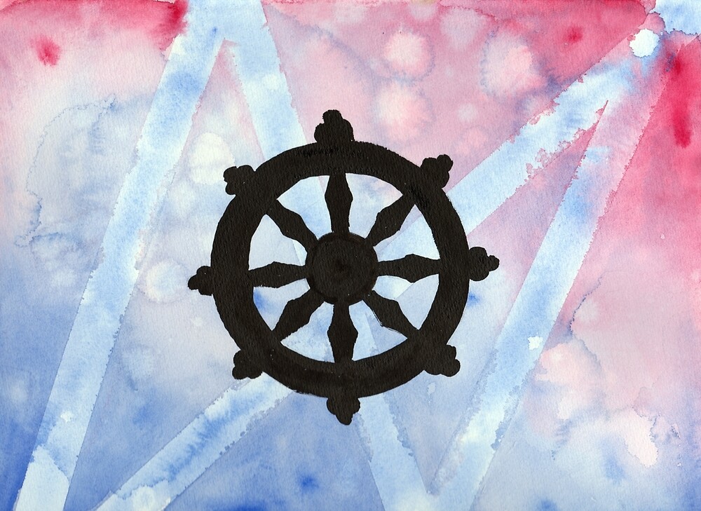 Wheel of Dharma by Linda Ursin