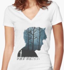 The Cure Women's Fitted V-Neck T-Shirt