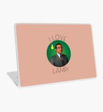 Ich liebe Lampe Laptop Folie