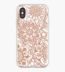Rose Gold Mandala Pattern iPhone Case